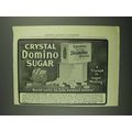 1902 Crystal Domino Sugar Ad - Triumph in Sugar...