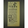 1936 Texas Centennial Ad - Celebrations