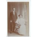 Man and Lady RP Studio Postcard Publisher Heawo...