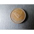 1937 GEORGE VI FARTHING FREE POST. H