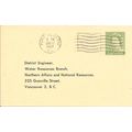 Canada #DP91f Type 2c Postal Card USED Karsh OF...