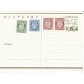 Norway 75+100 ore Prepaid Postcard Unused VGC