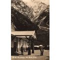 Visitors at the Hermitage Mount Cook New Zealan...