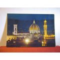 by night, FIRENZE, FLORENCE. ITALY unused postc...