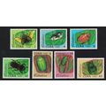 Caribic Beetles 7v 1988 MNH SG#3347-3353