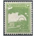 Palestine 1927 SG91 3m Yellow-Green Mounted Mint