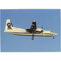 Denim Airways Fokker f.50 Aircraft Postcard (A2...