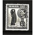 MALTA 1938 SG 226 1s BLACK FINE USED #2