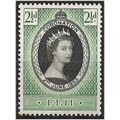 Fiji 1953 SG278 2 1/2d Black & Green Coronation...