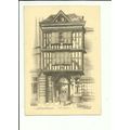 London BARTS HOSPITAL Gatehouse Art Postcard by...