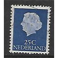 NETHERLANDS 1953 25c BLUE QUEEN JULIANA SG 779 ...