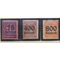 Germany Stamps Scott #O34 To O36, Mint Hinged