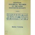Egyptian Historical Records of the Later Eighte...