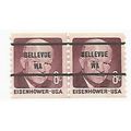 BUREAU PRECANCEL SALE BELLEVUE, WASH 1402-81 LI...