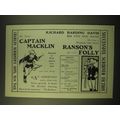 1902 Charles Scribner's Sons Ad - Richard Hardi...