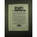 1987 Skil Model 77 Worm-drive saw Ad - Recall N...