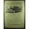 1949 Buick Roadmaster Car Ad - More than a matt...