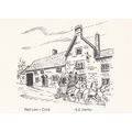 Red Lion Crick Pub Northampton Artist Postal An...