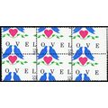 2440, MNH 25¢ LOVE Misperforated Freaky Error B...