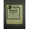 1955 Fabian Bachrach Photographer Ad - The thir...
