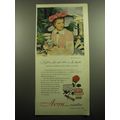 1949 Avon Cosmetics Ad - Irene Dunne - I fell i...
