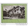 HOTEL ALPINA, INTERLAKEN, SWITZERLAND, Postcard