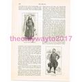Woman & Man from Marken, Holland, Book Illustra...