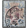 1887-1892 Queen Victoria Jubilee - 9d blue/viol...