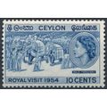 Royal Visit - Ceylon 1954 - MNH - SG 434