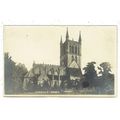 Worcestershire postcard Pershore Abbey