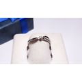 Estate .02ct Natural round Diamond 10Kt White G...