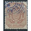 Transvaal 1896 SG212a 10/- Pale Chestnut Fine U...