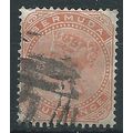 Bermuda 1880 SG20 4d Orange Wmk Crown CC Good/F...