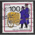 BERLIN -1989 100pf + 50pf 'POSTAL HISTORY' FINE...