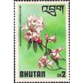 BHUTAN, FLOWER, Rhododendron Campanulatium , green 1976, CH2