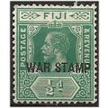 Fiji 1915 SG138 1/2d Green WAR STAMP Mounted Mi...