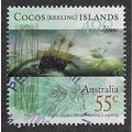 CKI 2009 55c 'ENGLISH EAST INDIAMAN' FINE USED ...