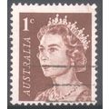 Australia 1966 - SG382 - 1c brown - Queen Eliza...