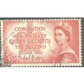 Australia 1953 - SG264 - 3½d red - Queen Elizab...