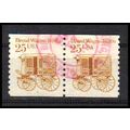 Used 2136 25c Bread Wagon Very Fine CNP Left 3 ...