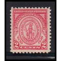 682 2c Massachusetts Just Clears MNH O1838