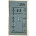 Vintage: Glasgow Numerical Ptg. Co. 1/8 ticket