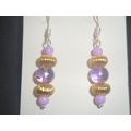 Chinese lantern style turquoise gold on purple ...