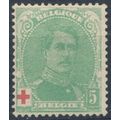 Red Cross Small King Albert: 5c - Belgium 1914 ...