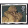 GB 1995 Greetings in Art - The Kiss, Rodin 1st ...