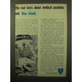 1964 Blue Shield Ad - Facts About Medical Societies