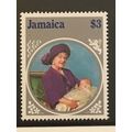 Jamaica 1985 Queen Elizabeth Mother $3 Unmounte...