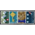 1968 Michel 870/873 - fine used (o)