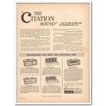 HARMAN-KARDON INC 1961 Citation Sound amp FM tu...