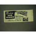 1952 Bishop Gun Stocks Advertisement